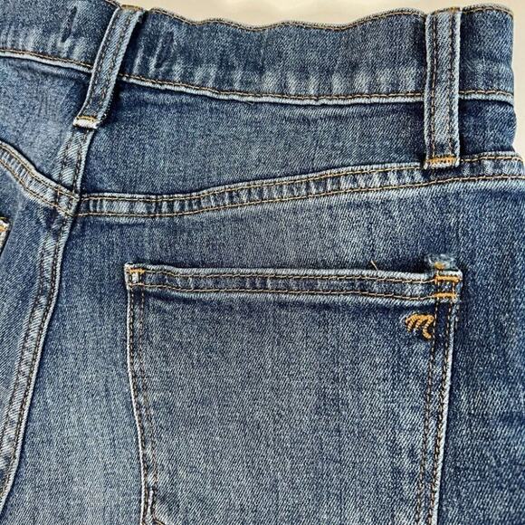 Madewell High Rise Denim Jeans Shorts cut off  stretch - Picture 5 of 5